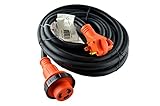 Power TechON RVC3001 25' 30 Amp RV Extension cord w/ Molded Connector and Handle - Twist Lock