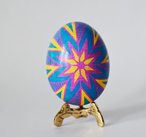 Pysanka egg, chicken egg hand painted, Ukrainian Easter egg, red pysanka egg