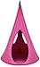 Sorbus Kids Nest Swing Chair Nook – Hanging Seat Hammock for Indoor Outdoor Use – Great for Children, (33 Inch, Nest Pink)