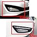iJDMTOY Xenon White LED Daytime Running Lights Compatible With 11-13 Kia Optima w/Glossy Black Bezel Covers, Direct Replacement DRL Bezel Assembly Powered by 12 Pieces High Power LED Bulbs Each Lamp