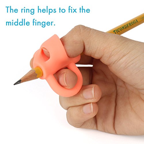 image for Pencil Grips Qingo 2018 New Finger Grip Writing Aid Grip Trainer Postu