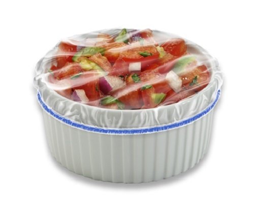 CoverMate Stretch-To-Fit Food Covers, Small (2"-5"), 100 Total Covers