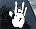 Crawford Graphix Jerry Garcia Handprint Grateful Dead Sticker Decal Car Window Wall MacBook Notebook Laptop Sticker Decal (5.5