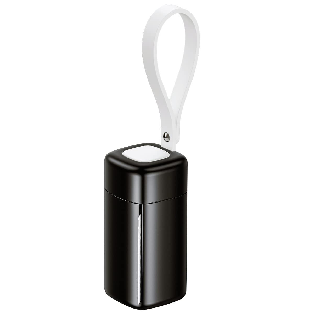 DolDer Portable bin bag box mini refillable hanging bin bag storage box dispenser for car, outdoor mountaineering and dog walks environmental protection (1 box with 3 waste bags)