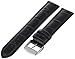 Hadley-Roma Men's MSM898RA-200 20mm Black Alligator-Grain Leather Watch Strap