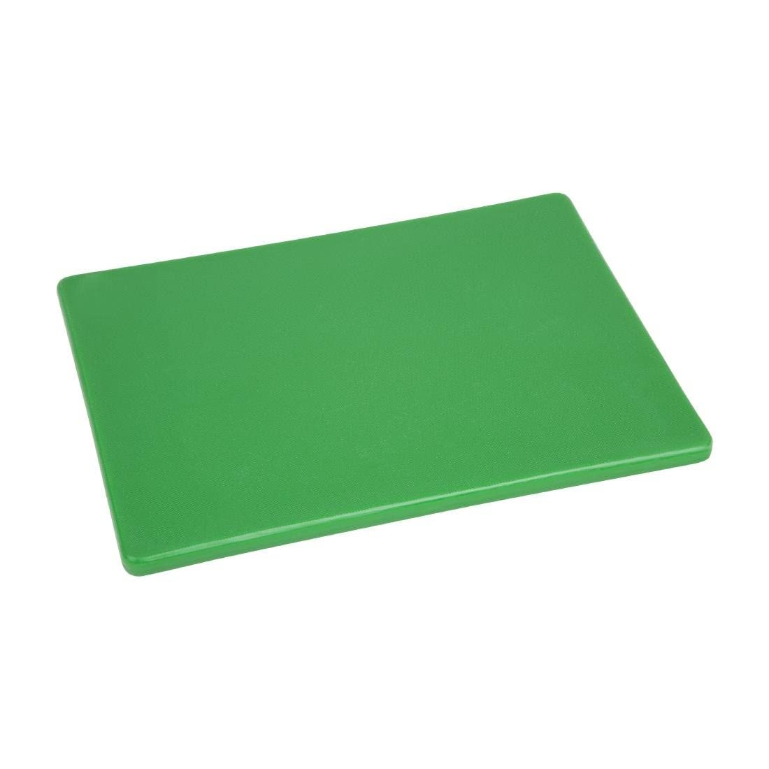 Hygiplas 23000 Chopping Board Small Green 229x305x12mm Kitchen Cutting Slicing