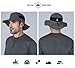 Tough Headwear Fishing Hat for Men & Women - Boonie Hat - Mens Beach Hat, Camping Hat, Gardening Hat, Outdoor Hat, Floppy Hat Dark Gray