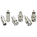 XINGYHENG 30Pcs BNC to RCA Conversion Connectors Assortment Kit - Silver, Coaxial, Indoor/Outdoor, Camera, Audio Equipment, Mixer Compatibility