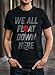 Superluxe Clothing We All Float Down Here Mens Scary Clown Halloween Costume T-Shirt, Black, Large