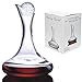 Amlong Crystal Lead-Free Large Wine Decanter, Red Wine Carafe, Wine Gift, Wine Accessories 58 oz(1700ml), with Crystal Golf Ball Stopper