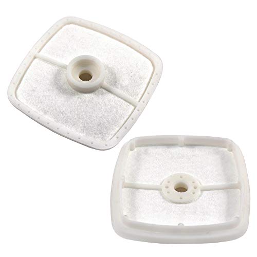 HQRP 2-Pack Air Filter Echo ES-210 ES-211 ES-250 ES-252 ES-2000 ES-2100 ES-2400 Chipper Shredder, Echo EDR-260 Engine Drill Coaster