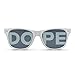 DOPE White Retro Party Sunglasses