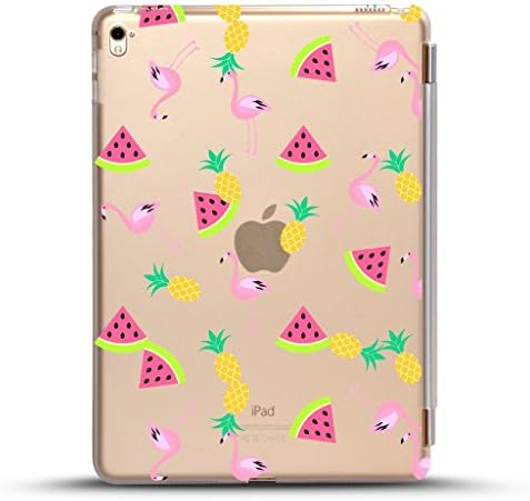 iPad mini 4 case , Come with Black detachable smart cover for Auto Wake/Sleep Feature, watermelon flamingo pineapple Design for New iPad Mini 4 Retina Display 2015 model