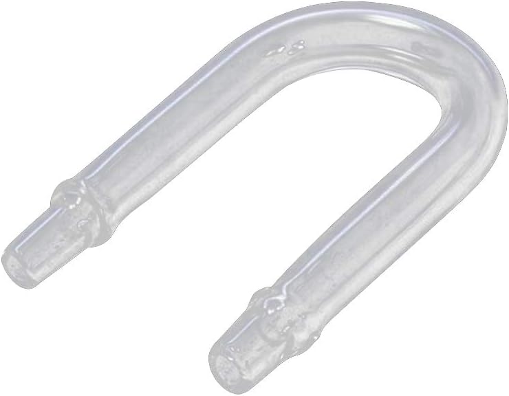 Fish Tank Pipe U Shape Tube Bend, Aquarium CO2 Regulator,U Shape Aquarium CO2 Diffuser Check Glass Tube Suction Cup