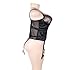 Lovely Lies Sexy Corset Lingerie Garter Set Plus Size Push Up Underwire Bra