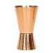 Copper Jigger Shot Glasses - 100% Copper Double Jiggers - 2oz / 1oz, 3 5/8