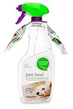 Jennifer Adams Pet Bed Cleaner & Deodorizer - Empty 23 oz Bottle w/ 2 Tablets - Pet Stain Remover - Pet Odor Remover - Pet Care Products