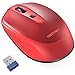 TECKNET Omni Small Portable 2.4G Wireless Optical Mouse with USB Nano Receiver for Laptop Computer, 18 Month Battery Life, 3 Adjustable DPI Levels: 2000/1500/1000 DPI