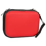 co2CREA EVA Shockproof Travel Carrying Storage Case Bag for Jackery Giant+ 12000 mAh 10200mAh, RAVPower 16000mAh/13000mAh, Anker PowerCore 10400 Portable Charger Power Bank External Battery (Red)