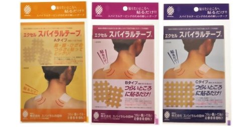エクセル スパイラルテープ Ａタイプ・Ｂタイプ・Ｃタイプ セット商品画像