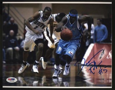 DAWAN ROBINSON COLOR AUTOGRAPHED 8x10 ~PSA~RHODE ISLAND