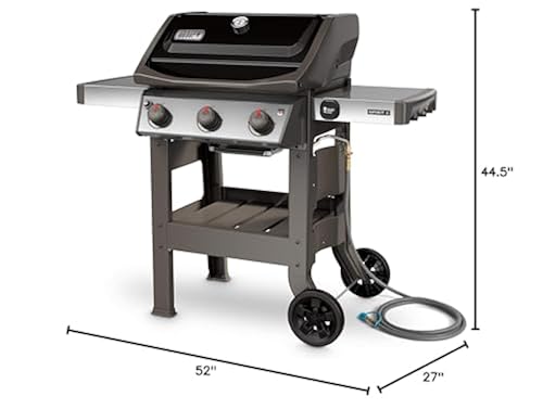 Weber Spirit II E-310 3-Burner Natural Gas Grill, Black in Oman