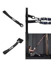 Juego de bandas de resistencia con ejercicio bandas, anclaje de puerta, manijas, tobillo correas, multifunción correa y bolsa de transporte para el entrenamiento de resistencia, terapia física, entrenamientos en casa