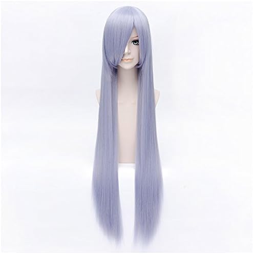 Anime Long Straight Blue Cosplay Costume Party Wigs+free Wig Cap