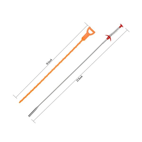 GUGULE Hair Drain Clog Remover Drain Relief Tool for Drain Cleaning - Image 3