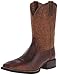 Ariat Mens Sport Wide Square Toe Western Boot Fiddle Brown/Powder Brown 10