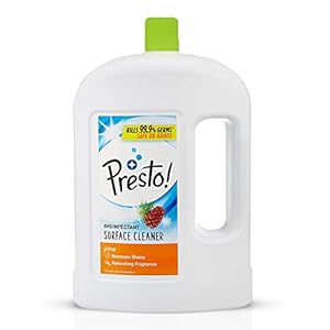 Amazon Brand – Presto! Disinfectant Surface/Floor Cleaner – 2 L (Pine)