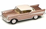 1957 Chevrolet Bel Air, Dusk Pearl - Yatming 94201 - 1/43 Scale Diecast Model Toy Car by Yat Ming