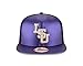New Era NCAA LSU Tigers Men's Team Sleek Trucker 9FIFTY Snapback Cap, Purple, One Size