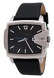 Diesel Analog Black Dial Blue Accented Leather Men's Watchs Watch DZ1495