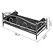 LOVSHARE Metal Frame Pet Bed 26.7X17.5X15.7 Inches Metal Dog Bed Animal Lounge Detachable Bed Oxford Cloth Cushion for Dogs Pet Bed Metal Frame Dog Sofa Furniture for Dogs Bottom Hanging Designthumb 1