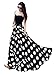 Women's Fashion Chiffon High-Waist Summer Long Maxi Skirt (X-Large, Black)