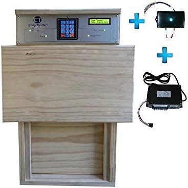 Bundle - Programmable Automatic Chicken Coop Door + Internet Wi-Fi Module + Accessory Control Module