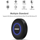 WIFI Display Dongle, ELEGIANT Wireless Screen Mirroring Adapter 1080P Video Receiver Mini Display Receiver HD AV Dual Output Support Airplay DLNA Miracast for iOS /Android/TV/Projector