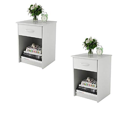 Set Of 2 Nightstand Mdf End Tables Pair Buy Online In Belize At Desertcart