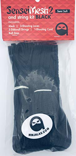 Ninjalax Sensei Mesh 2 Semi Soft Black with Stringing Kit - Thumbnail 2
