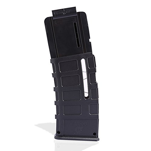 Worker F10555 15-Dart Quick Reload Clips Injection Mold Magazine Clip for nerf n strike elite blaster - Black