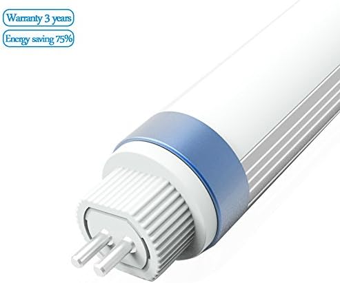 T5/T6 LED Light Tube, 18W (43W equivalent), 6000K (Crystal White Glow) Fluorescent Replacement Lamp,Use for Yard Garage Corridor