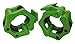 Pair of 2 Inch Olympic Size Locking Barbell Lock Collar with Quick Release Red Secure Snap Latch
