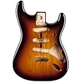 Fender Alder Stratocaster Body, Vintage Bridge Routing, SSS Pickup Routing, 3-Color Sunburst