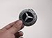 AOWIFT 3D Steering Wheel Badge Emblem Sticker for Mercedes-Benz New Logo Black 56mm