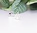 Helen de Lete Original Minimalist Double Triangle Sterling Silver Stud Earrings for Women