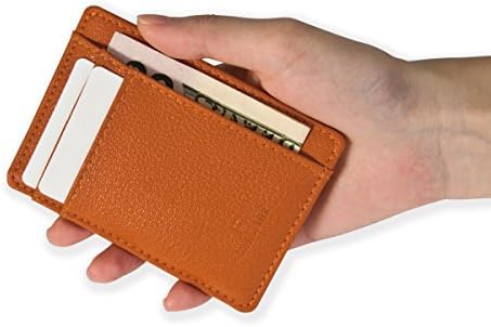 SwissElit Minimalist Wallet - Slim Design for Men and Women. Made from Durable Leather