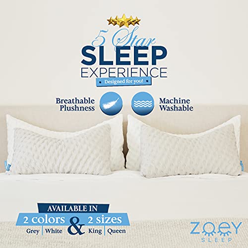 Zoey Sleep Side Sleep Pillow for Neck and Shoulder Pain Relief