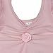 FEESHOW Kids Girls' Ruffle Flutter Sleeve Gymnastic Leotard Ballet Tutu Dress Skirt Princess Dance wear Costumes Pink 5-6