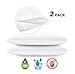 Everest Premium Plus Pillow Protector Encasement100% Water Proof Hypoallergenic Bedbug Proof Dustmite Proof Machine Washable Superior Comfort (Pack of 2, Standard (20
